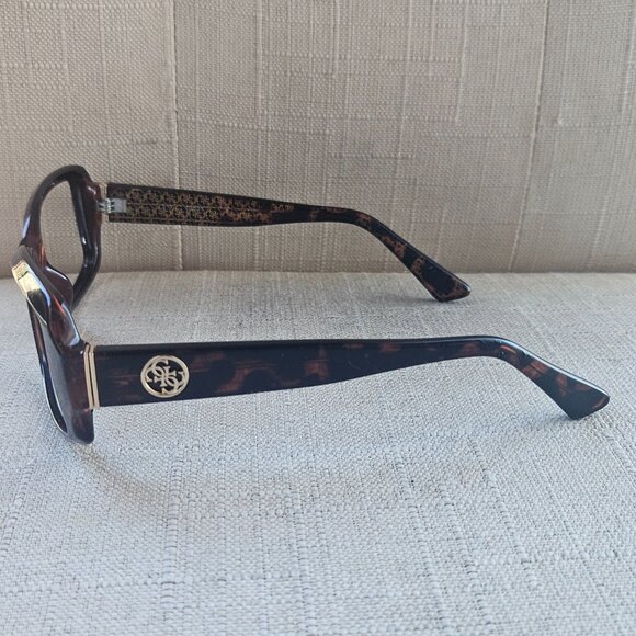 Guess Women Eyeglasses DARK HAVANA GU7410 55[]16-135 Tortoise Rectangul Frames main image 5